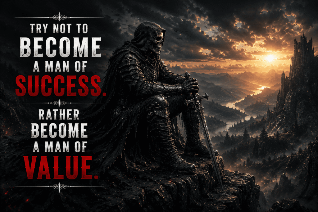 Become a Man of Value
