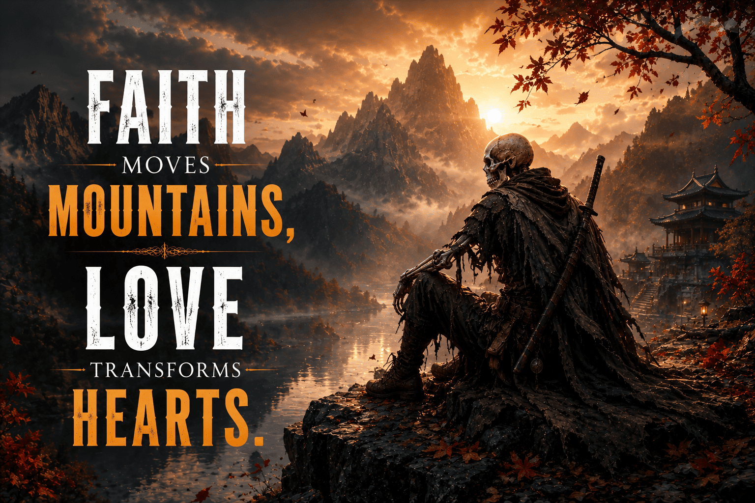 Faith Moves Mountains Love Transforms Hearts