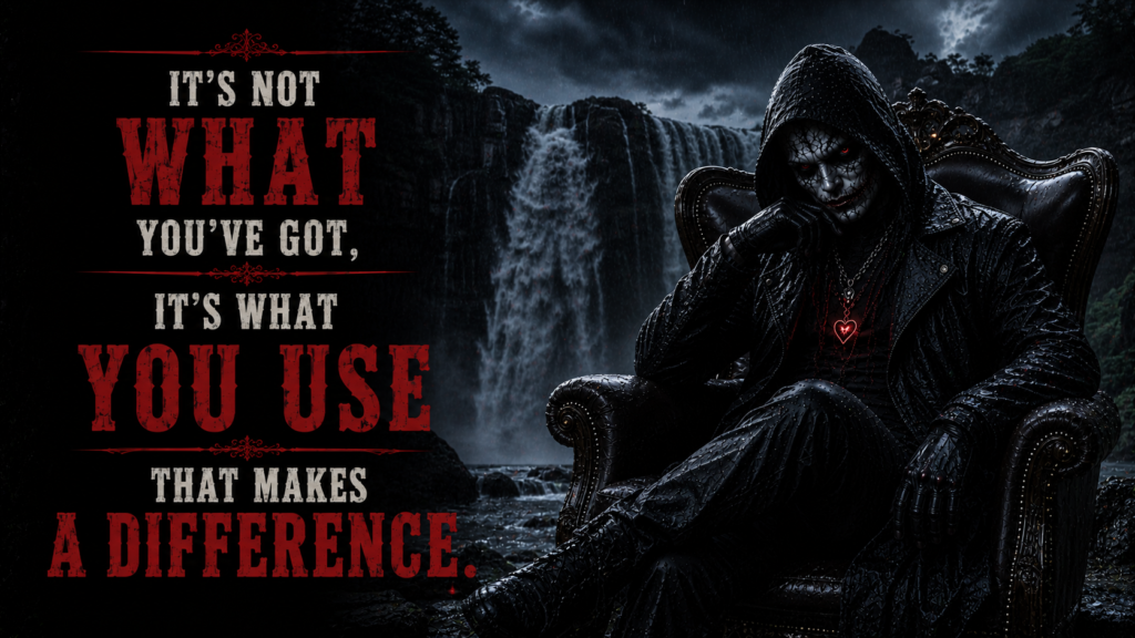 What You Use Makes a Difference