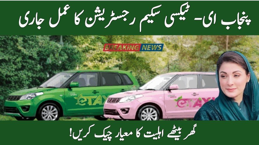 Eligibility Criteria for the Punjab E-Taxi Scheme
