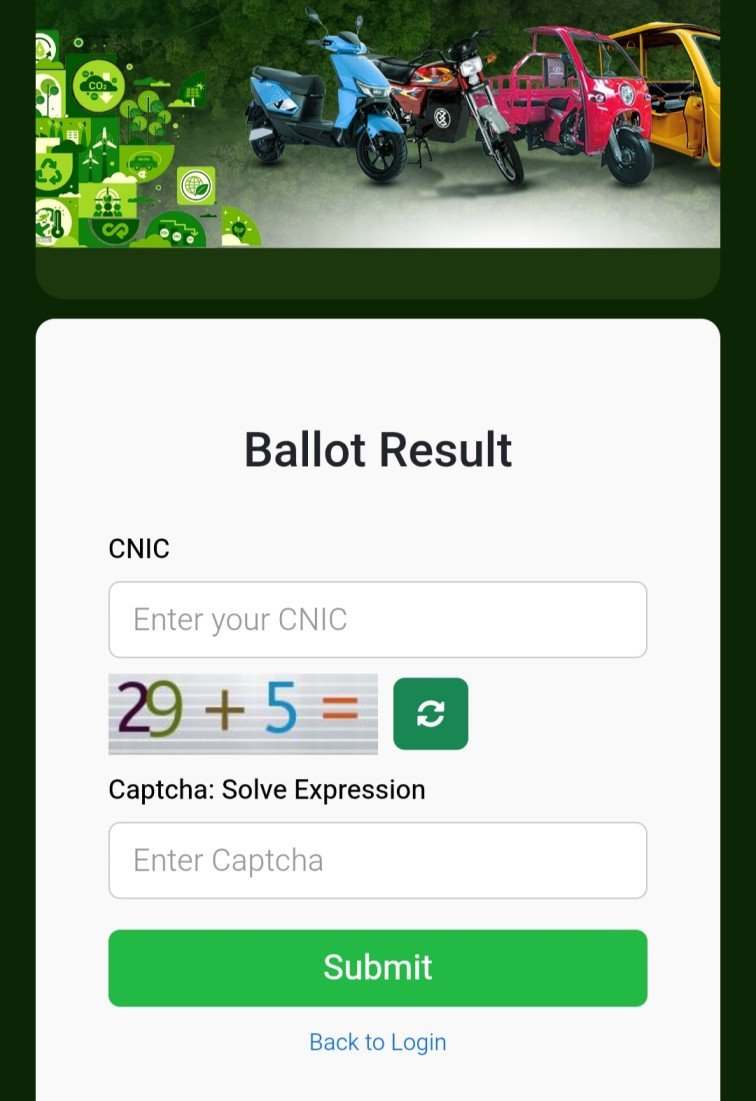 PPM E-Bike Scheme 2025 Balloting Result