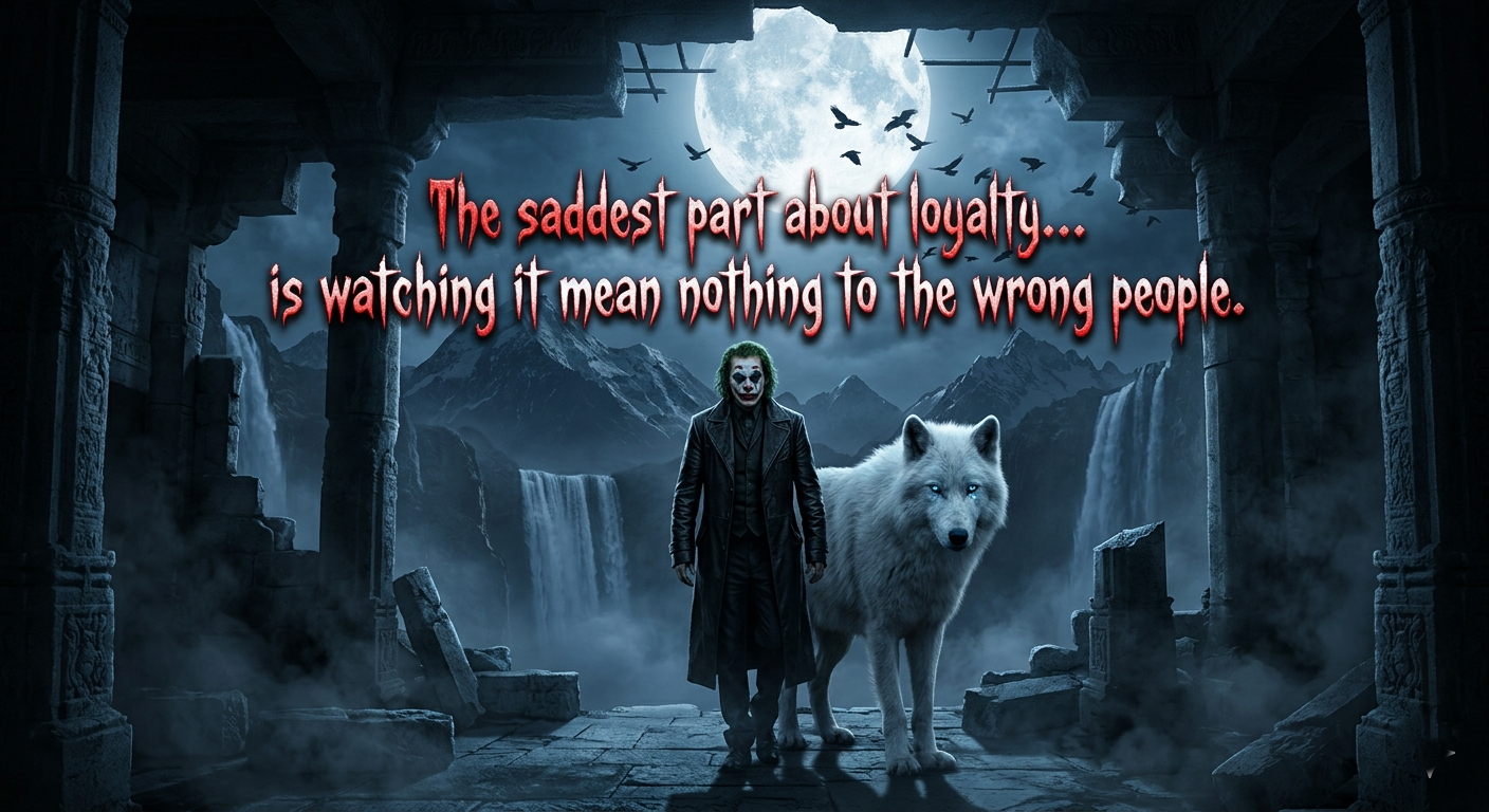 The Saddest Part About Loyalty