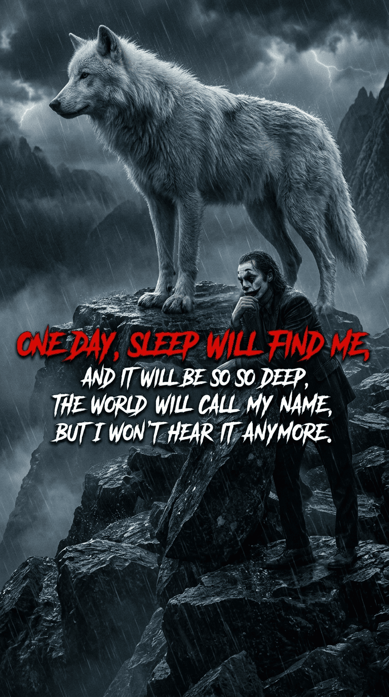 One Day, Sleep Will Find Me: A Reflection on Life and Mortality 4 One day