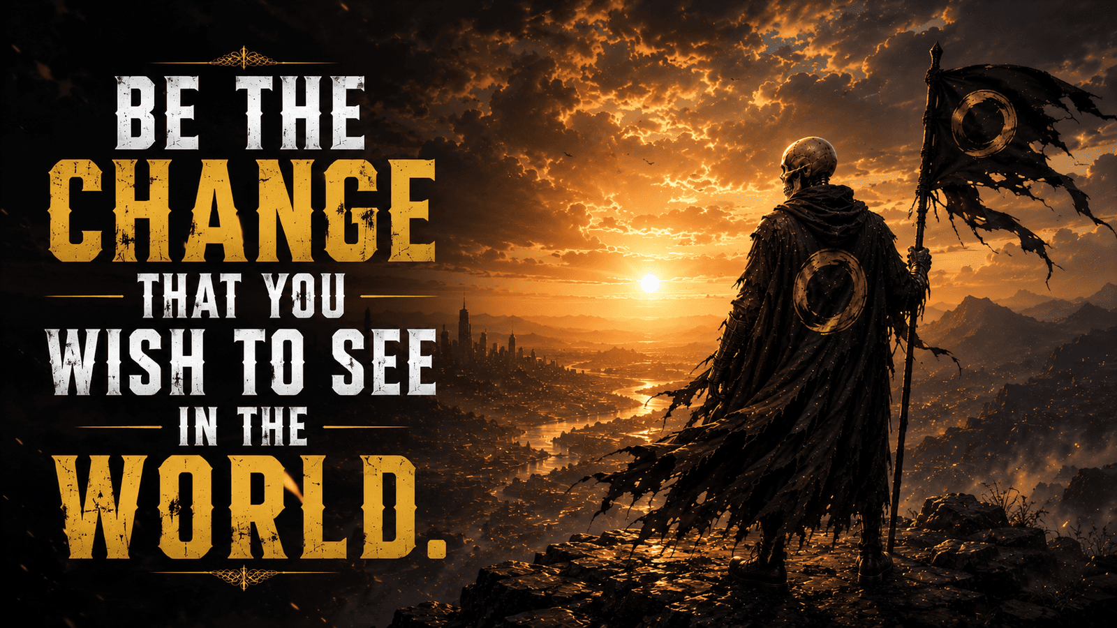 Be the Change You Wish to See in the World