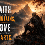 Faith Moves Mountains Love Transforms Hearts