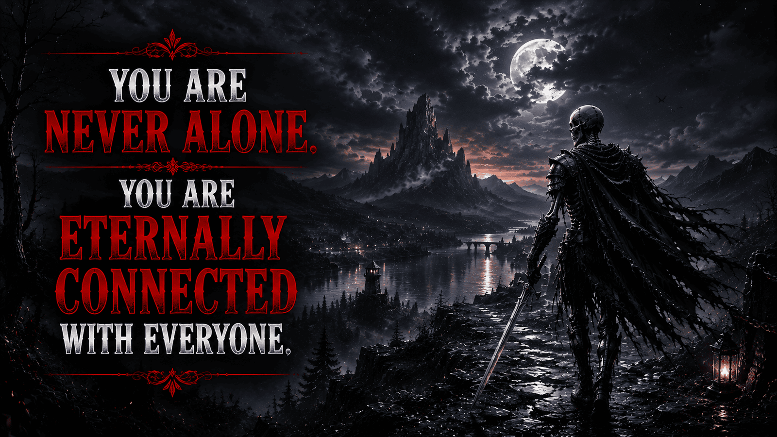 You Are Never Alone: We Are All Eternally Connected 1 You Are Never Alone